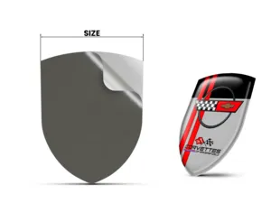 Corvette Adesivi Lunotto Auto Stile Tuning Pregiati
